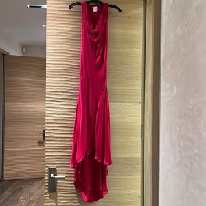 Haute Hippie Silk Sleeveless Cowl-neck Dress